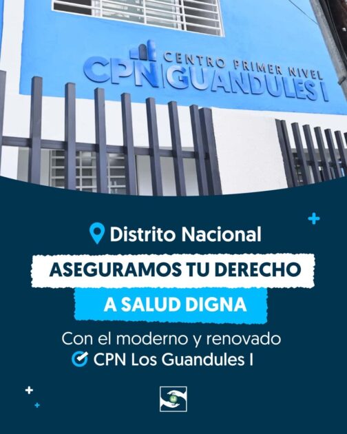 @SNSRDO Los Guandules avanza con más salud para su gente