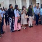 @EducacionRDO Por la conmemoración del Día Internacional de la Eliminación de la Violencia contra la Mujer, realizamos un emotivo acto en nuestra explanada frontal Pedro Henríquez Ureña