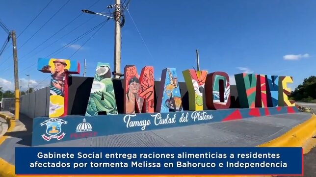 @TonyPena__ Llegamos a #Bahoruco e #Independencia para acompañar a las familias afectadas por la tormenta Melissa, llevando alimentos, suplementos y esperanza