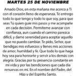 @LaOracionDeHoy Martes 25 de Noviembre de 2025