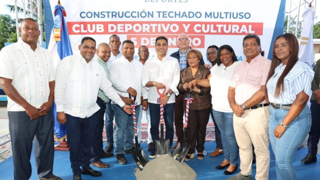 Gobierno inicia construcción de cinco techados multiusos en Los Alcarrizos y Pedro Brand, con una inversión de 116 millones