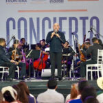 Loma de Cabrera vibró con el concierto de la Orquesta Filarmónica de Santo Domingo