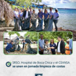 @SNSRDO realizamos una jornada de recogida de desechos sólidos en las costas de la Playa Boca Chica