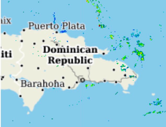 @GloriaCeballos7 Otro día de escasas lluvias es lo que hemos tenido este lunes. Sistema de alta presión ha dominado las condiciones del tiempo, el viento del este/noreste arrastra algunos núcleos nubosos al litoral noreste. Temperaturas agradables a frescas esta noche en zonas de montañas