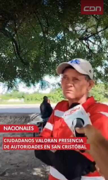 Ciudadanos valoran como positivo el despliegue de policías y militares en San Cristóbal