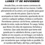 @LaOracionDeHoy Lunes 17 de Noviembre de 2025