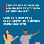 @EmbajadaUSAenRD ¿Solicita una renovación o la emisión de un visado por primera vez? Esto es lo que debe saber sobre las recientes actualizaciones