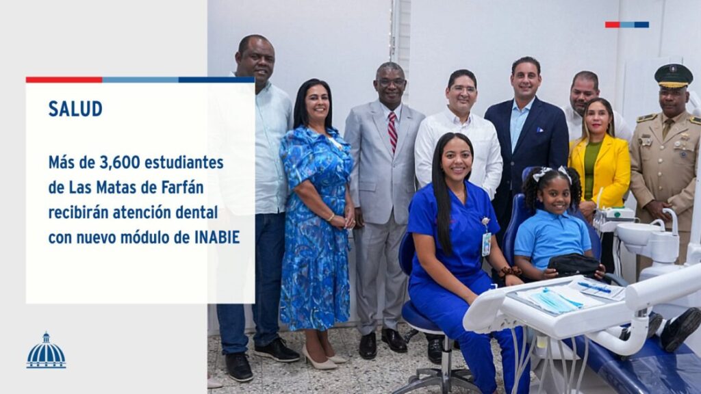@ComunicacionDO @INABIERD puso en marcha un módulo de salud bucal en el Centro Educativo Damián David Ortiz, con el cual se brindará atención odontológica a 3,661 estudiantes de escuelas públicas de la comunidad y áreas vecinas