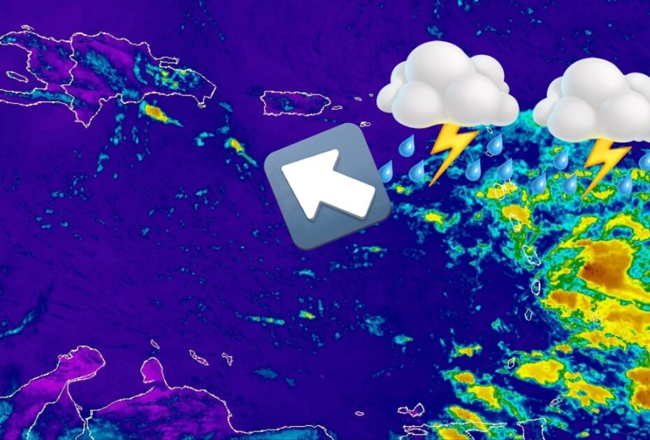 @Indomet_RDO Prevemos que este campo nuboso asociado a una vaguada, sea el que gerene, las precipiciones pronosticadas para mañana domingo y lunes día feriado,