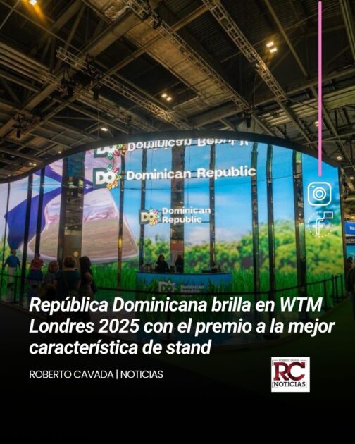 República Dominicana brilla en WTM Londres 2025 con el premio a la mejor característica de stand