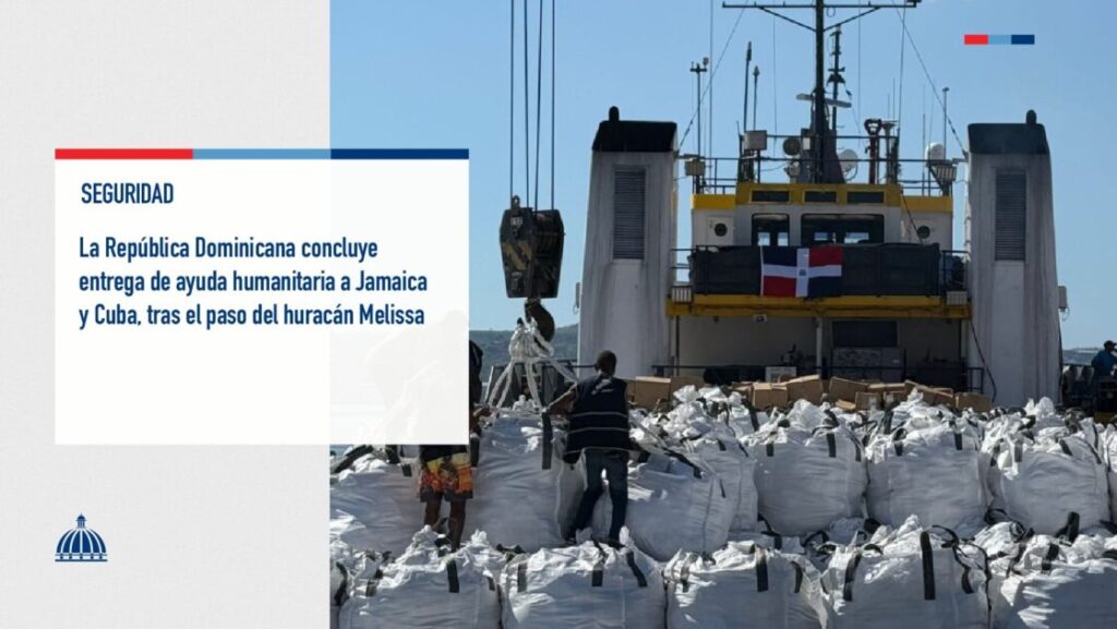 @ComunicacionDO El Gobierno informó la culminación exitosa de la entrega de la ayuda humanitaria enviada a Jamaica y Cuba