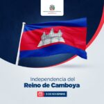 @MirexRD saluda y felicita al pueblo y Gobierno del Reino de Camboya en ocasión del aniversario de su independencia