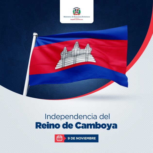 @MirexRD saluda y felicita al pueblo y Gobierno del Reino de Camboya en ocasión del aniversario de su independencia