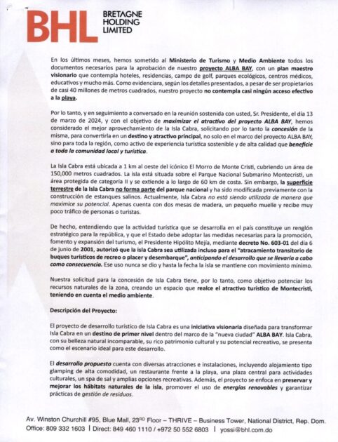 ATENCIÓN @AmbienteRD ¡¡Empresa extranjera pretende concesionar la Isla Cabra en Montecristi … pondría en peligro ÁREAS PROTEGÍDAS!!