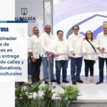 @ComunicacionDO El Pdte. @LuisAbinader lideró en Santiago una jornada de inauguraciones que incluyó la entrega de asfaltado de calles y de centros educativos, deportivos y culturales