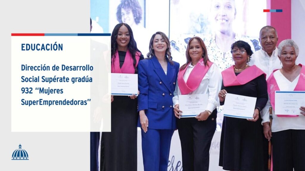 La @SuperateRDO invistió a 932 mujeres del programa “Mujeres SuperEmprendedoras” en el Instituto Politécnico Loyola, fortaleciendo su desarrollo económico y personal