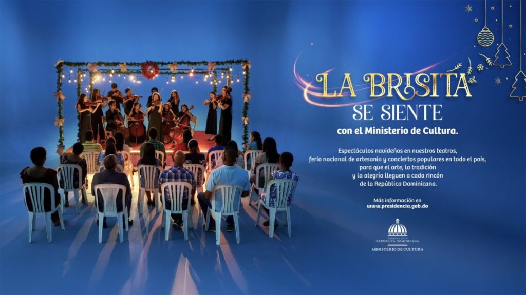 @PresidenciaRD La Brisita trae música, tradición y noches llenas de cultura. Esta temporada, @MiCulturaRDilumina diciembre con eventos que celebran nuestro talento y el encanto navideño que nos une