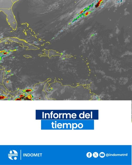 @Indomet_RDO La vaguada en altura continúa incidiendo sobre el país, combinando sus efectos con la humedad transportada por el viento del este