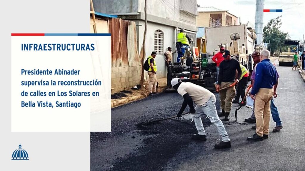 @ComunicacionDO La comunidad de Los Solares en Bella Vista, Santiago, celebra la reconstrucción de sus calles, un proyecto supervisado por el Pdte. @LuisAbinader que mejora 11 km de vías y que beneficia a más de 25,000 residentes