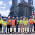 Ministro Joel Santos supervisa avances de la planta de ciclo combinado “Energía 2000”, que aportará 414 MW al SENI
