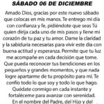 @LaOracionDeHoy Sábado 6 de diciembre de 2025