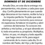 @LaOracionDeHoy domingo 7 de diciembre de 2025