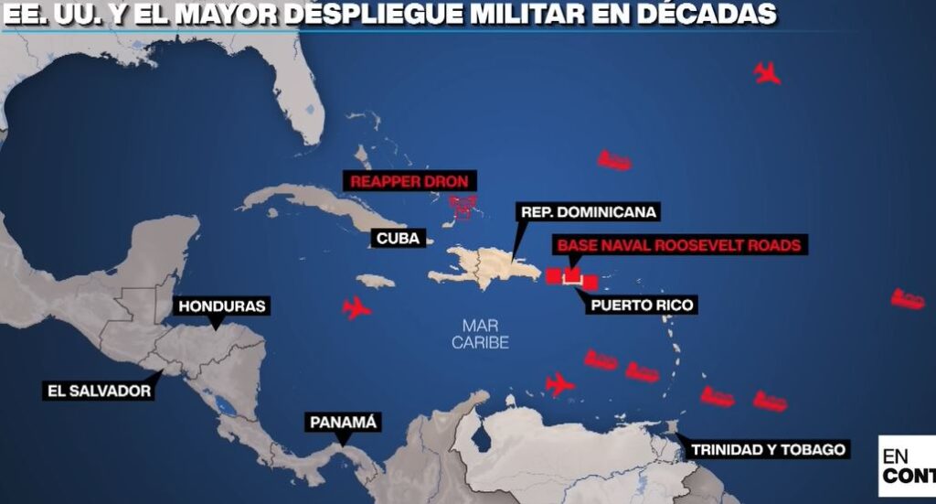 Estos países respaldan logísticamente la operación de Estados Unidos en el Caribe | @France24_es