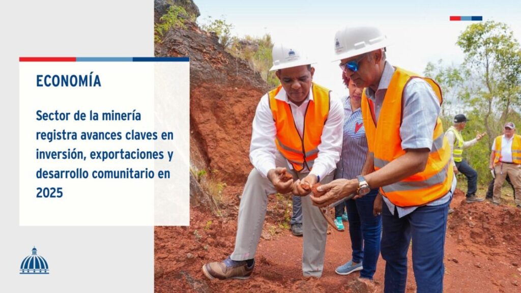 @ComunicacionDO La minería dominicana cierra el 2025 como motor de crecimiento, gracias al fortalecimiento institucional, a la inversión, las exportaciones y la formalización sostenible con impacto comunitario