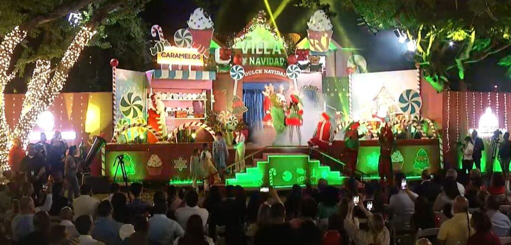 EN VIVO @RaquelPeñaVice y autoridades en Acto Inaugural de Villa Navidad – Santiago de los Caballeros.