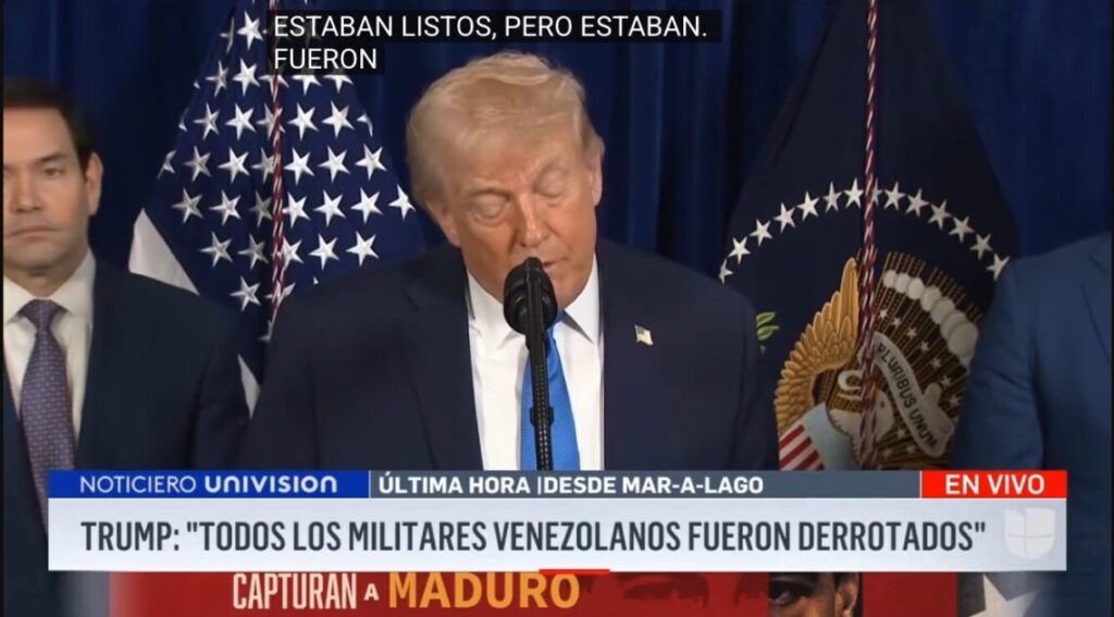 |EN VIVO AHORA| TRUMP habla sobre captura de Nicolas Maduro y su esposa