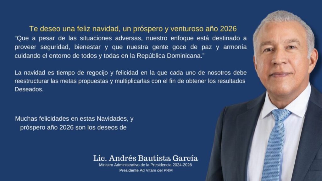 @AndresBautG desea feliz navidad y prospero y venturoso nuevo año 2026