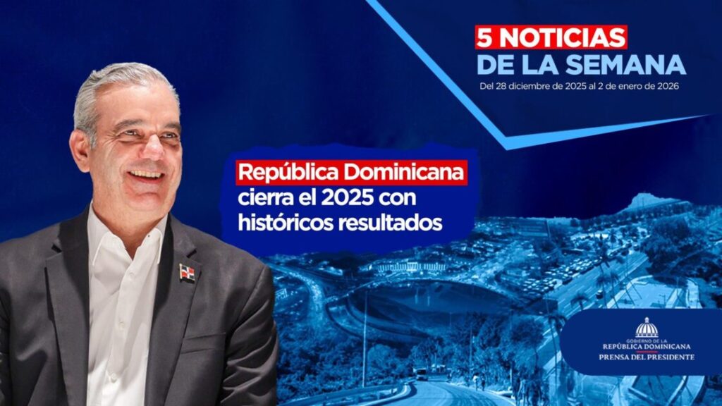 @DPpRDO Presentamos #5NoticiasDeLaSemana Del 28 de diciembre de 2025 al 3 de enero de 2026