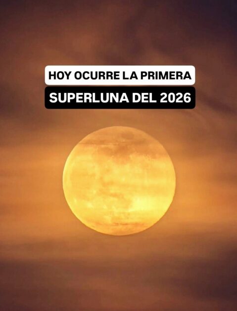 @JeanSuriel Hoy ocurre la primera Superluna del 2026, por lo que se verá 14% más grande y 30% más brillante que una luna llena promedio