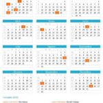 Calendario del 2026 República Dominicana