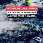 @JeanSuriel Una vaguada se acercará en las próximas horas a República Dominicana, por lo que aumentarán las precipitaciones en gran parte del país