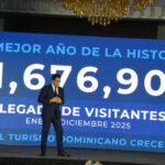 INFORME @TurismoRD  |RD alcanza récord histórico en llegada: 1.4 millones de visitantes en diciembre y 11,676,901 en todo el año