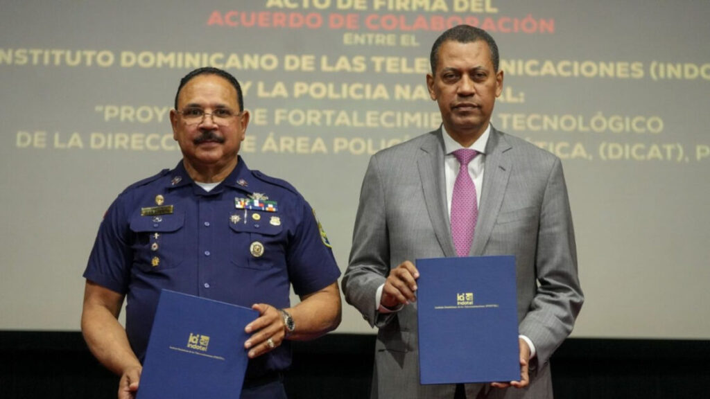 Indotel y Dicat firman acuerdo para fortalecer la investigación de delitos tecnológicos