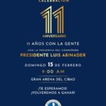@PRM_Oficial celebramos 11 años con la gente