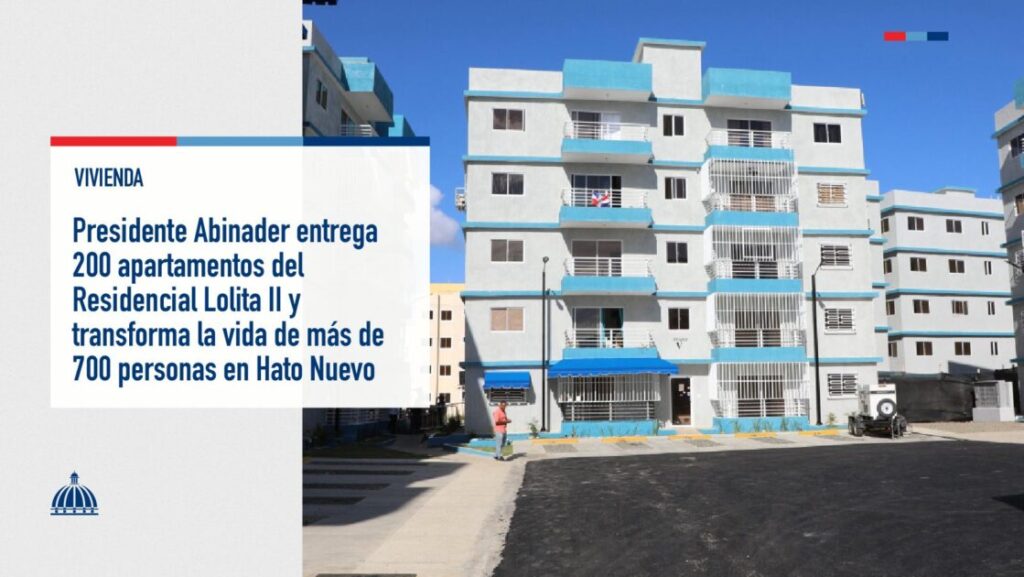 @LuisAbinader entregó este sábado 200 apartamentos Residencial Lolita II