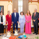 Presidente Abinader recibe en visita de cortesía a la presidenta del Gobierno de las Islas Baleares, Margalida Prohens Rigo, en el Palacio Nacional