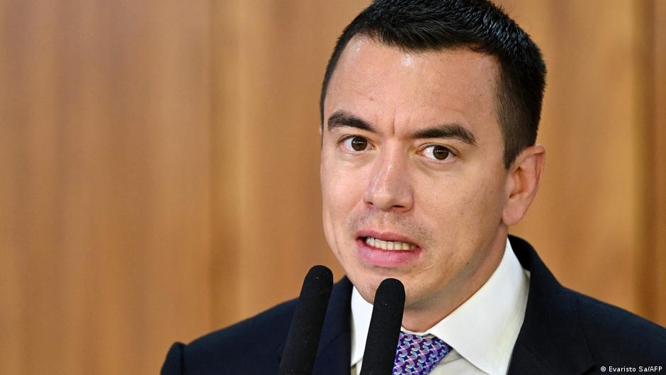 Daniel Noboa niega supuesto bombardeo en Colombia