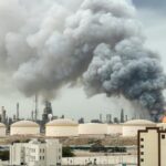 Ataques de Irán a Baréin: 32 heridos e incendio en refinería