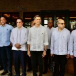 Diplomáticos Roberto Álvarez @USEmbassyHaiti y Estados Unidos se reúnen en la frontera para abordar desarrollo fronterizo y crisis haitiana