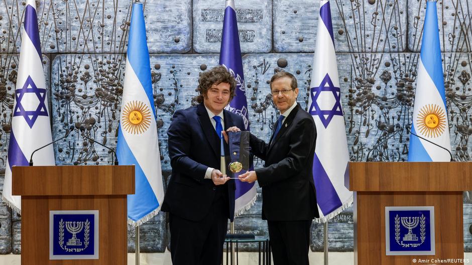 Milei es condecorado con la Medalla Presidencial de Israel