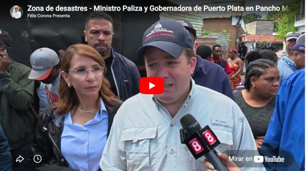 |VIDEO| Zona de desastres – @JosePaliza y Gobernadora de Puerto Plata en Pancho Mateo