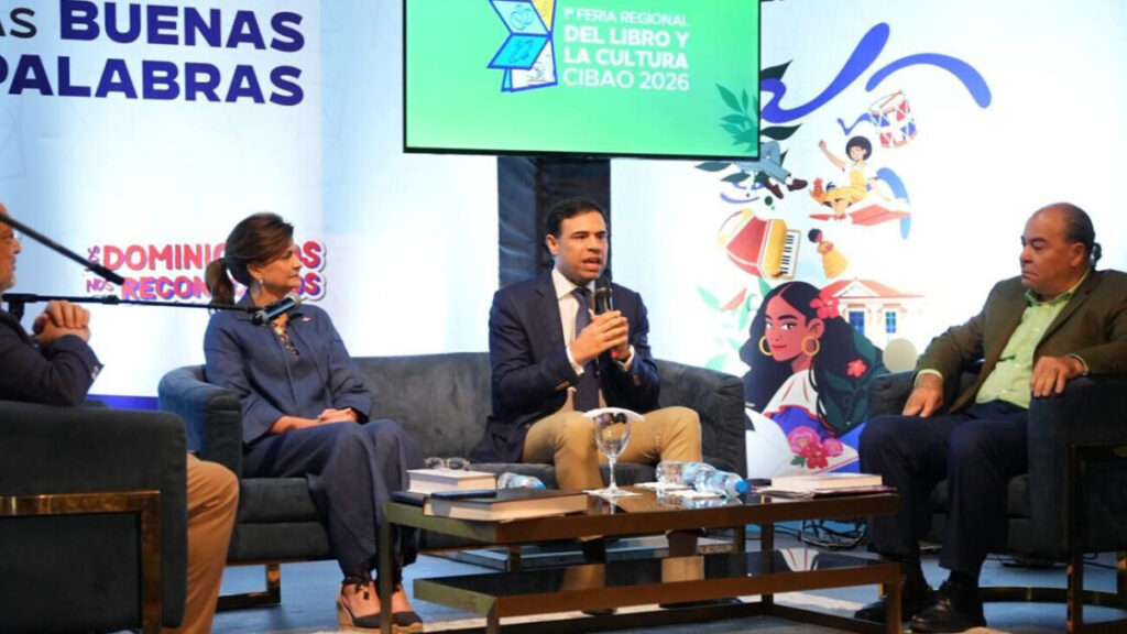 Vicepresidenta Raquel Peña impulsa la lectura entre jóvenes en la Feria del Libro y la Cultura Cibao 2026
