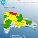 El COE coloca 01 provincia en alerta roja, amplía 12 y el Distrito Nacional y mantiene 10 en verde