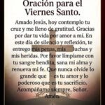 La Oración de Hoy VIERNES SANTO| “Señor Jesús, hoy contemplo tu cruz y agradezco tu amor infinito por mí.Derramar tu sangre preciosa por mi salvación