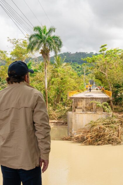 @JosePaliza: El @MOPCRD ordenó la reconstrucción INMEDIATA del puente sobre el río Camu ¡Por un Puerto Plata fuerte y resiliente!