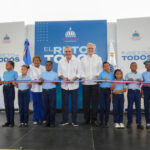Presidente Abinader inaugura techado deportivo escolar multiusos del Centro Educativo Elvira de Mendoza, de Boca Chica